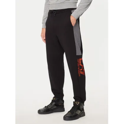 Zdjęcie EA7 Emporio Armani Spodnie dresowe 6DPP56 PJVTZ 1200 Czarny Regular Fit