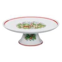 Zdjęcie Porcelanowa patera na ciasto z kolekcji Christmas Magic inspirowanej Londynem - Vista Alegre