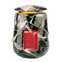 Picture Porcelain tombstone candle made in Italy