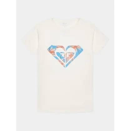 Zdjęcie Roxy T-Shirt Day And Night ERGZT03954 Biały Regular Fit