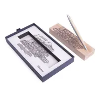 Zdjęcie Unikatowy ołówek Pininfarina Cambiano Engine Maserati na drewnianej podstawie