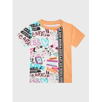 Zdjęcie Guess T-Shirt K3RI24 K6YW3 Pomarańczowy Regular Fit
