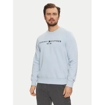 Zdjęcie Tommy Hilfiger Bluza Logo MW0MW11596 Błękitny Regular Fit