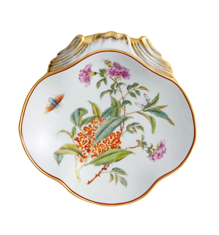 obrazek 1 Luksusowa porcelanowa orientalna muszla z motywem roślinnym - Vista Alegre