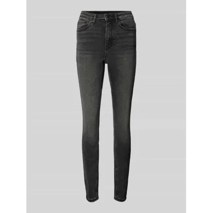 Zdjęcie Jeansy o kroju skinny fit z wysokim stanem i odcieniem Stonewashed model ‘SOPHIA’