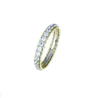 Picture Beautiful 4 mm zircon ring from an Italian manufacturer