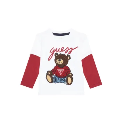 Zdjęcie Guess Bluzka N4BI08 I3Z14 Biały Regular Fit