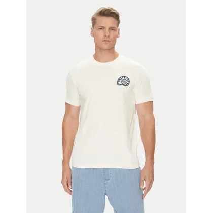 Zdjęcie Mustang T-Shirt Austin 1016489 Écru Regular Fit