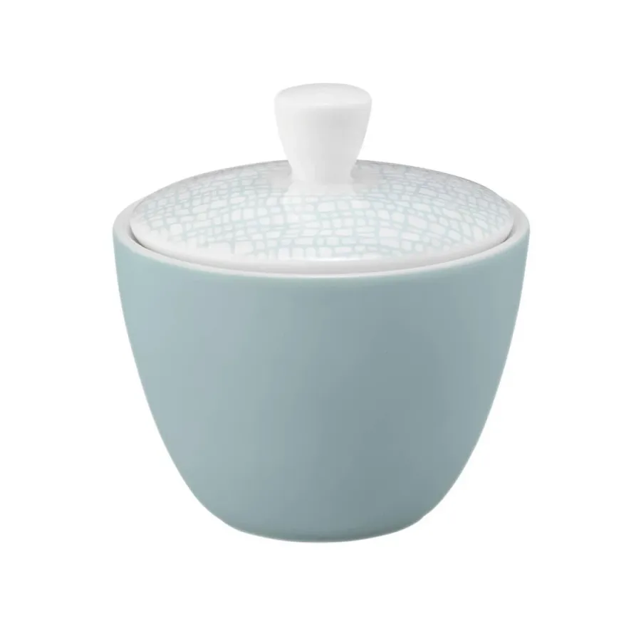 obrazek 1 Porcelanowa cukiernica w kolorze turkusowym z Niemiec - Seltmann Weiden