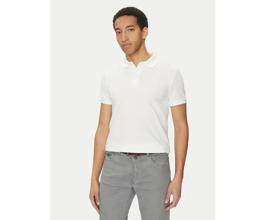 obrazek 1 Geox Polo M5511B T3240 F2128 Biały Regular Fit