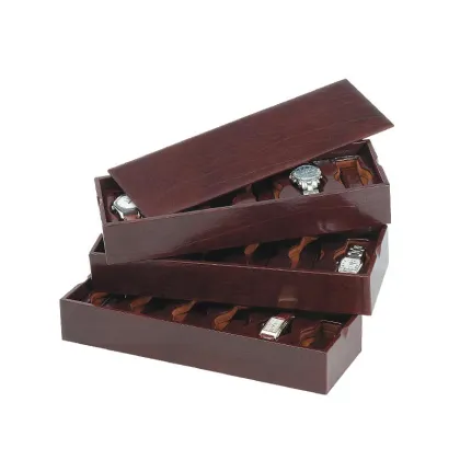 Zdjęcie Unikalna szkatułka na zegarki - trzy piętra