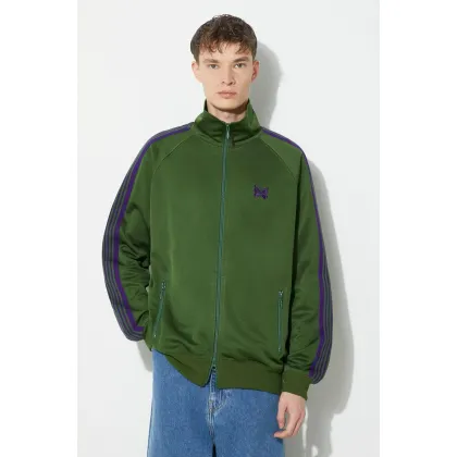 Zdjęcie Needles bluza Track Jacket męska kolor zielony z aplikacją NS244