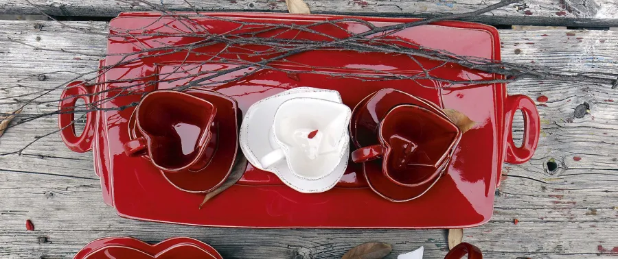 obrazek 6 Niepowtarzalny ceramiczny zestaw 6 filiżanek do espresso - Virginia Casa