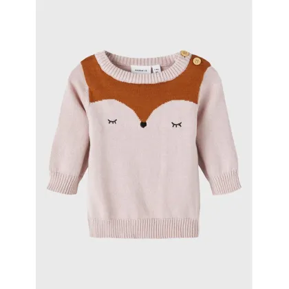 Zdjęcie NAME IT Sweter 13207072 Różowy Regular Fit