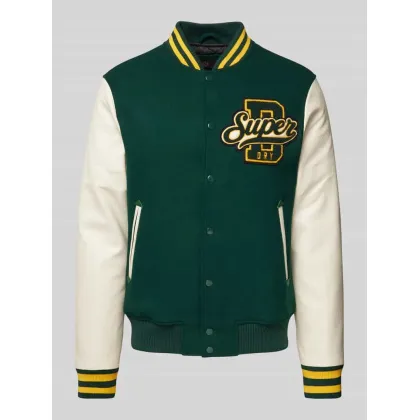 Zdjęcie Kurtka baseballowa z detalem z logo