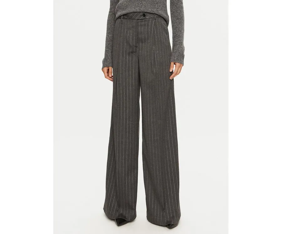 obrazek 1 Liu Jo Spodnie materiałowe WF4304 T0788 Szary Regular Fit