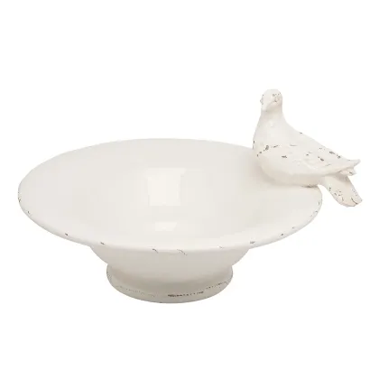 Zdjęcie Ceramiczna miska z gołębiem wykonana w stylu klasycznym - Virginia Casa