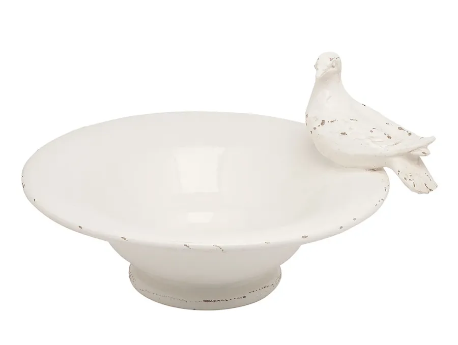 obrazek 1 Ceramiczna miska z gołębiem wykonana w stylu klasycznym - Virginia Casa