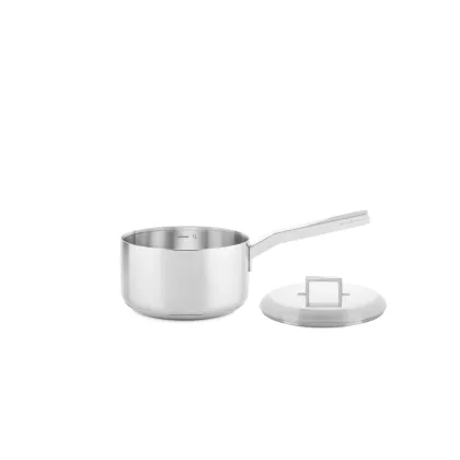 Zdjęcie Luksusowy włoski rondel ze stali nierdzewnej 1,7 litra