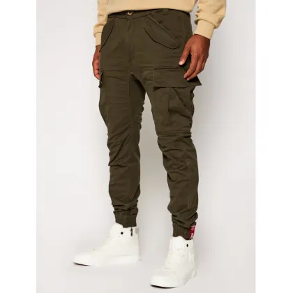 Zdjęcie Alpha Industries Joggery Airman 188201 Zielony Tapered Fit
