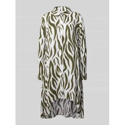 Zdjęcie Sukienka koszulowa ze wzorem na całej powierzchni