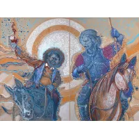 Picture Krzysztof Trzaska, 2 paintings - diptych