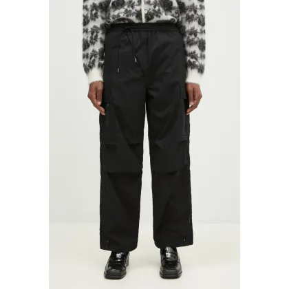 Zdjęcie Maharishi spodnie bawełniane Asym Cargo Track Pants kolor czarny proste 5307.BLACK