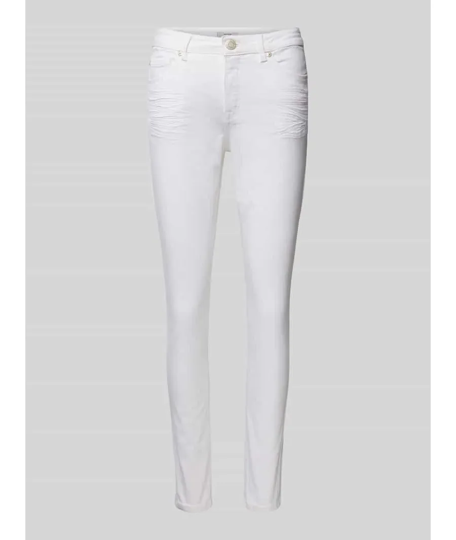 obrazek 1 Jeansy o kroju skinny fit z 5 kieszeniami model ‘Elma’