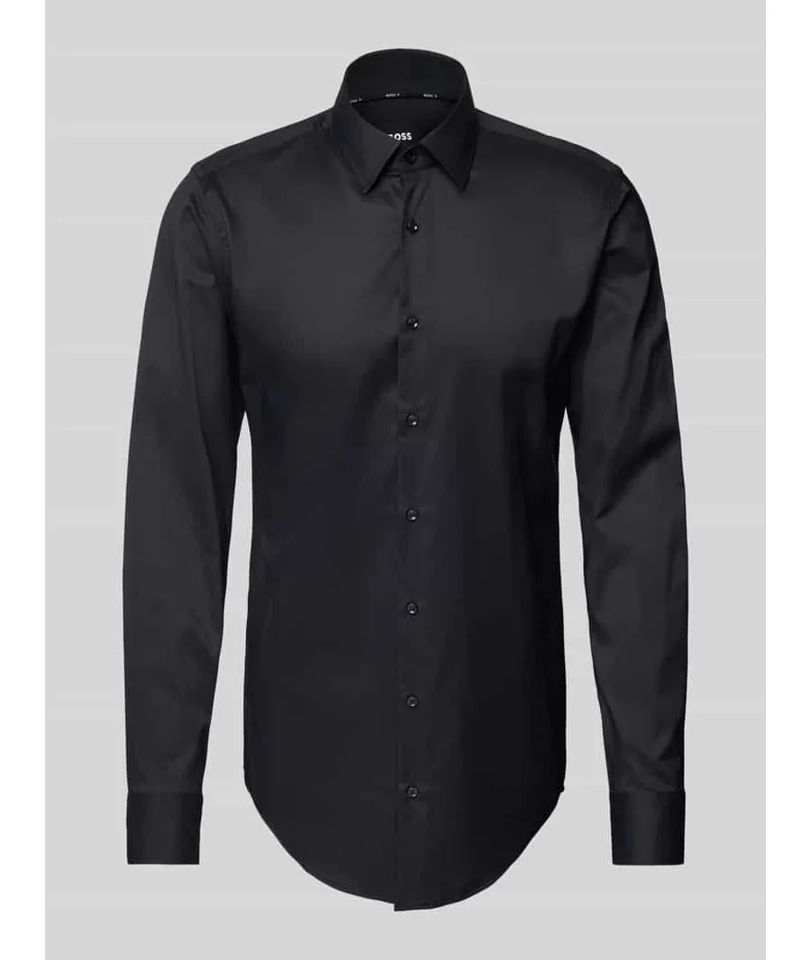 obrazek 1 Koszula biznesowa o kroju regular fit z listwą guzikową model ‘Hank’