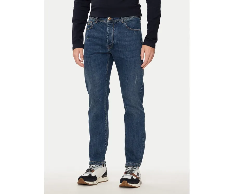 obrazek 1 Aeronautica Militare Jeansy 242PJ200CT3237 Niebieski Regular Fit
