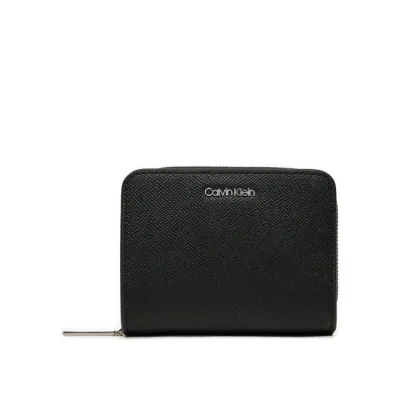 Zdjęcie Calvin Klein Mały Portfel Damski Ck Must Md Zip Around_Caviar K60K612831 Czarny