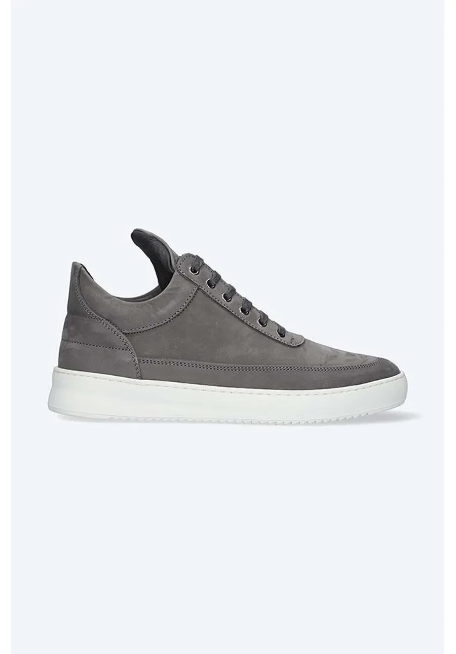 obrazek 1 Filling Pieces sneakersy skórzane Low Top Ripple Nubuck 25122842002 kolor szary