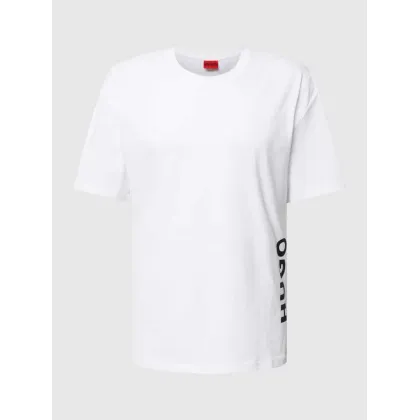Zdjęcie T-shirt o luźnym kroju z nadrukiem z logo