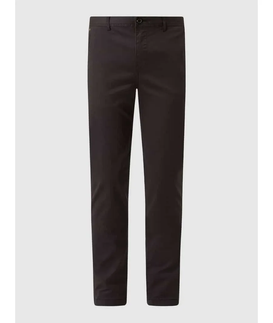 obrazek 1 Chinosy o kroju slim fit z dodatkiem streczu model ‘Mott’