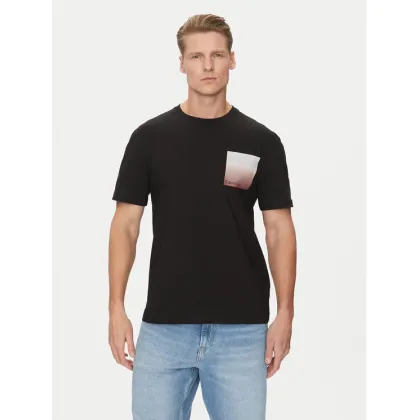 Zdjęcie Calvin Klein T-Shirt Ombre Bonded K10K114164 Czarny Regular Fit