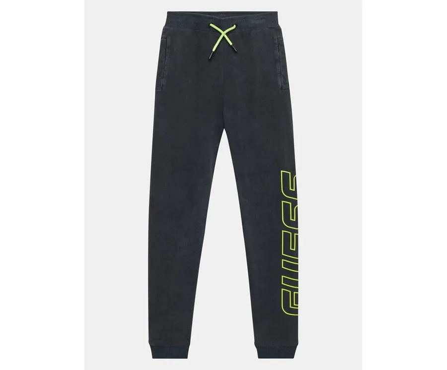 obrazek 1 Guess Spodnie dresowe L3BQ14 KBYX0 Czarny Relaxed Fit