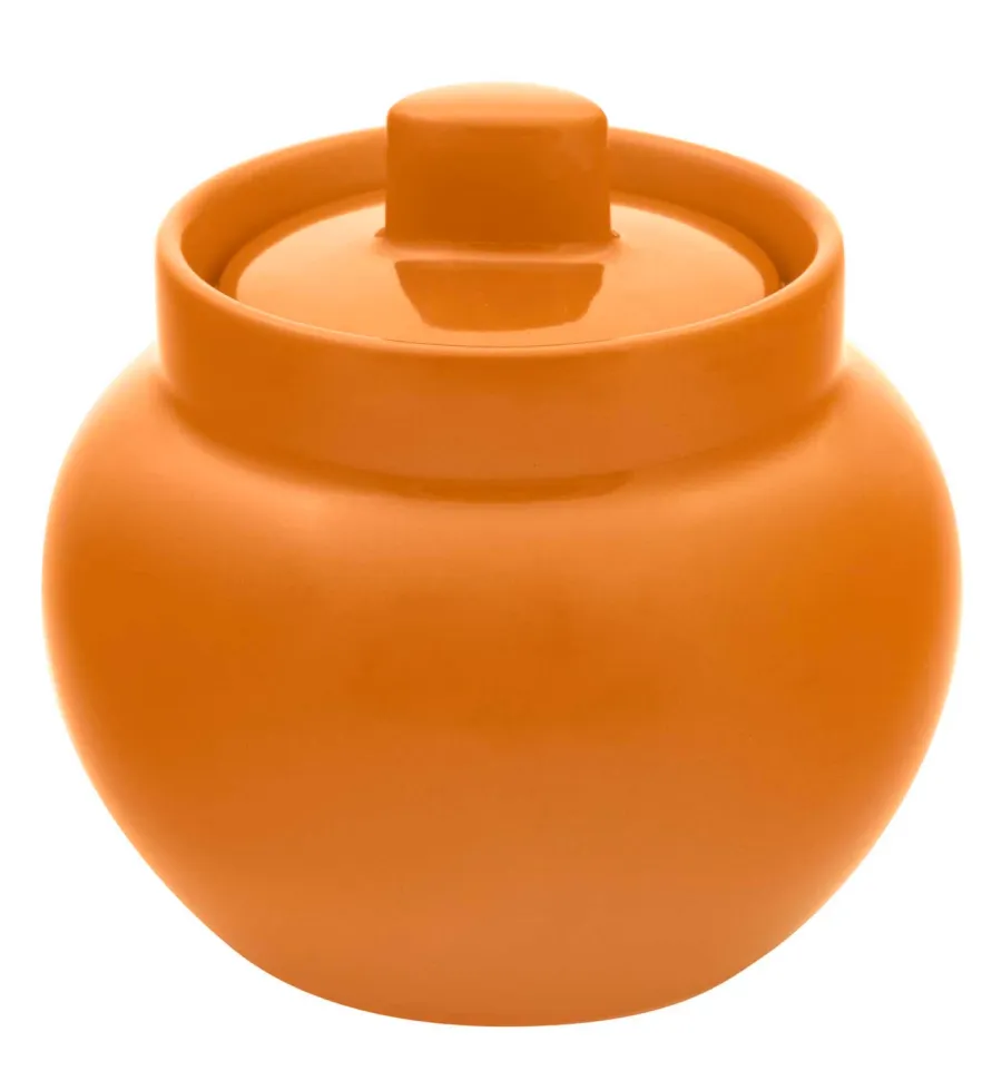 picture 1 Orange porcelain sugar bowl from the colorful collection - Vista Alegre