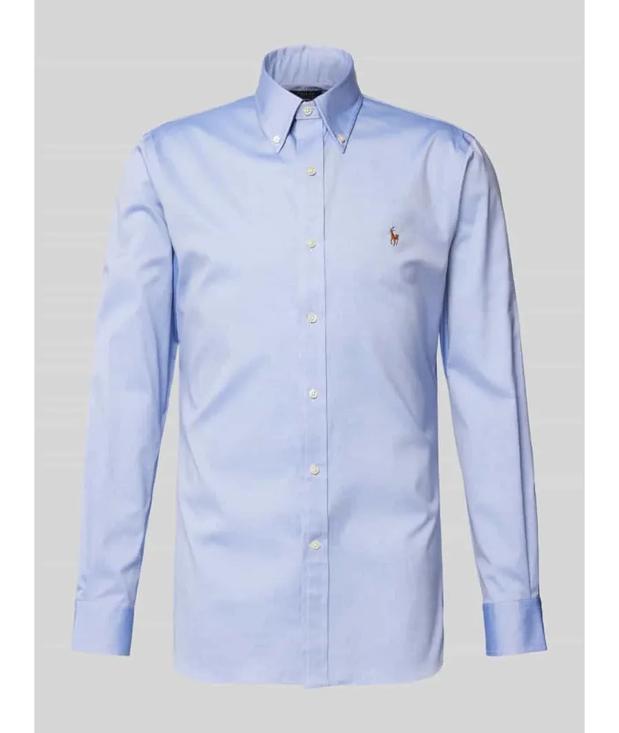 obrazek 1 Koszula biznesowa o kroju slim fit z wyhaftowanym logo