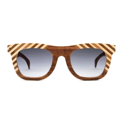 Zdjęcie Gustowne okulary z paskami dla niego - Legno Light