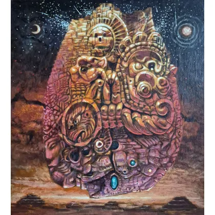 Zdjęcie Krzysztof Krawiec Azteckie opowieści Obraz akrylowy Nowość***