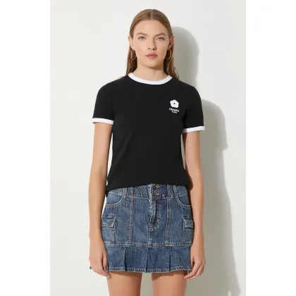 Zdjęcie Kenzo t-shirt Boke Flower 2.0 Classic damski kolor czarny FE62TS1294SR.99J