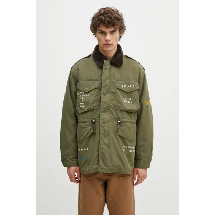 Zdjęcie Human Made kurtka koszulowa Field Jacket kolor zielony przejściowa HM28JK021
