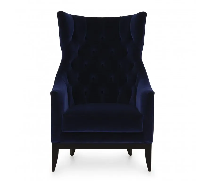 obrazek 2 Purpurowy elegancki fotel w nowoczesnym stylu - Sevensedie