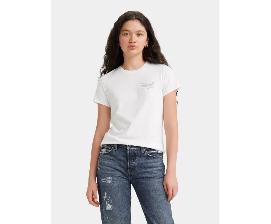 obrazek 1 Levi's® T-Shirt The Perfect 17369-2434 Biały Standard Fit