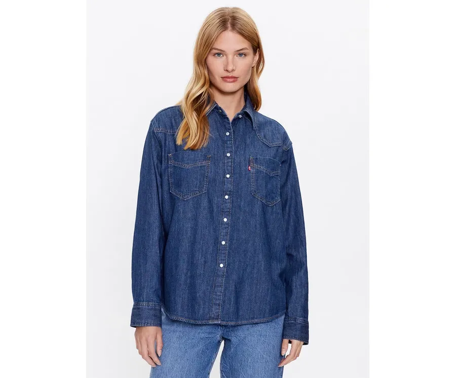 obrazek 1 Levi's® Koszula jeansowa Donovan Western A5974-0007 Granatowy Relaxed Fit