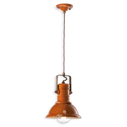 Zdjęcie Piękna stylowa włoska lampa wisząca Industrial