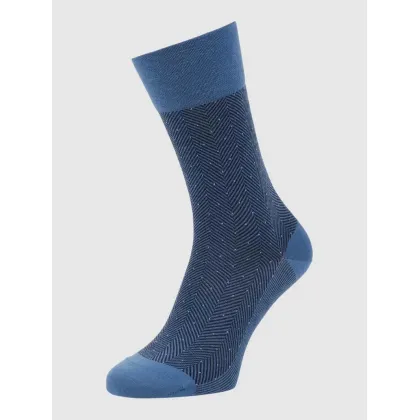 Zdjęcie Skarpety z mieszanki wełny merino model ‘Sensitive Herringbone’