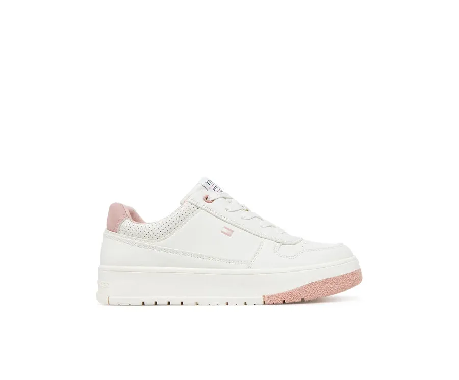 obrazek 1 Tommy Hilfiger Sneakersy Low Cut Lace-Up Sneaker T3A9-33740-1355 S Biały