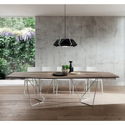 Zdjęcie Nowoczesny rozszerzalny stół obiadowy do jadalni – La Primavera