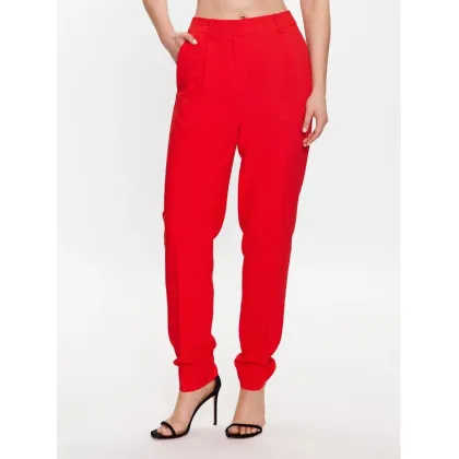Zdjęcie Bruuns Bazaar Spodnie materiałowe Cindysus BBW2595 Czerwony Slim Fit